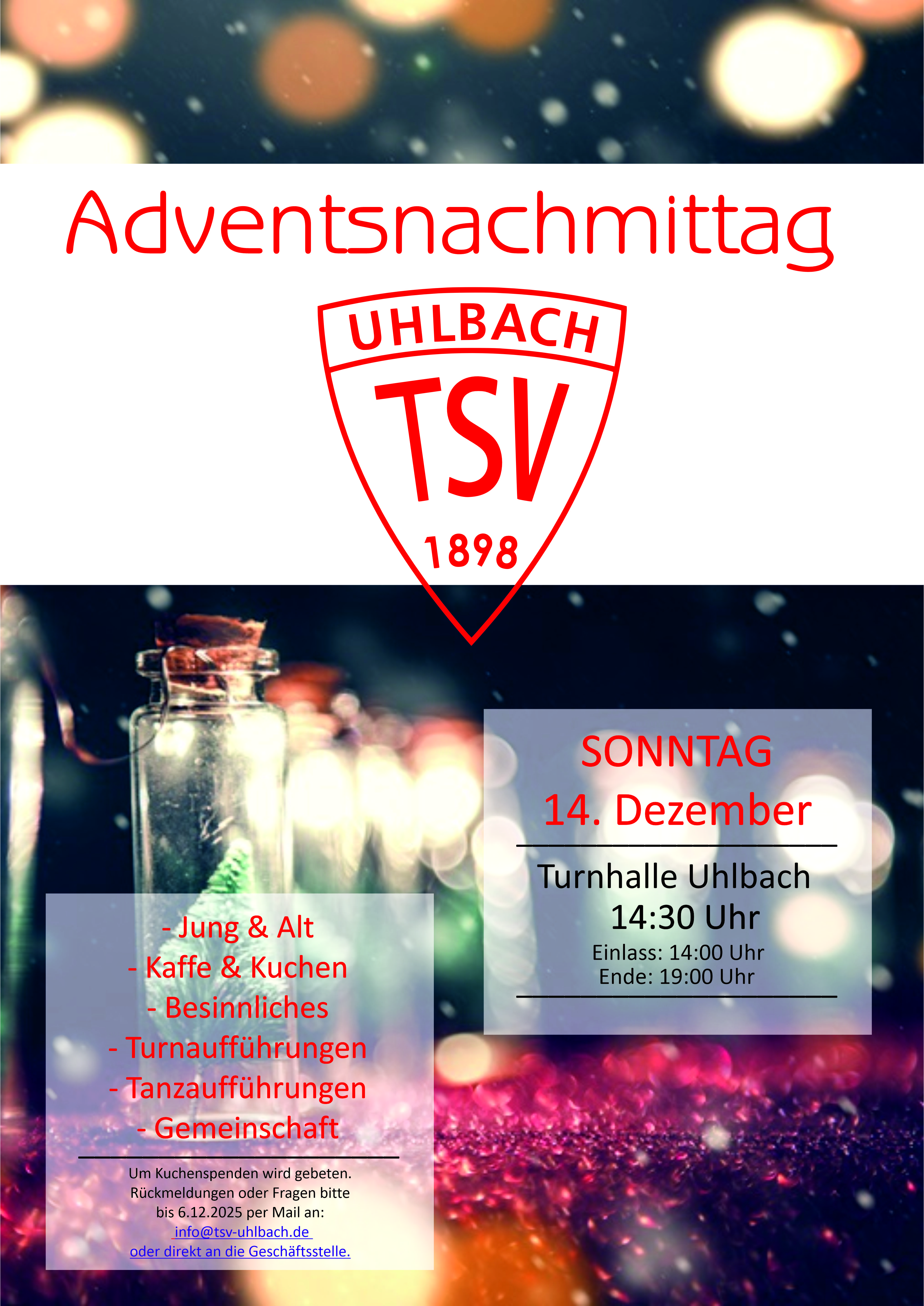 Weihnachtsfeier TSV 2025 Klassisch